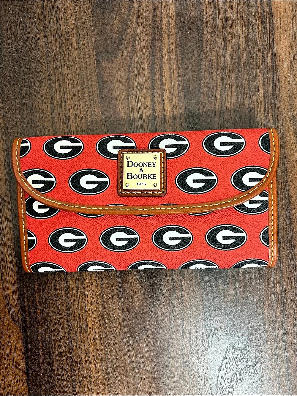 Dooney & Bourke Georgia Bulldogs Continental Wallet NWT